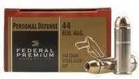 Federal Cartridge Premium Pistol Ammunition 44 Rem Mag 240 Grains JHP 20bx P44HS1