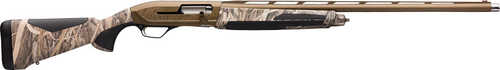Browning Maxus II Wicked Wing Semi-Auto Shotgun 12Ga. 3" Chamber 28" Barrel Inv+3 Mo-sg Habitat 2Rd Capacity Fiber Optic Front Sight Camo/Bronze Synthetic Finish