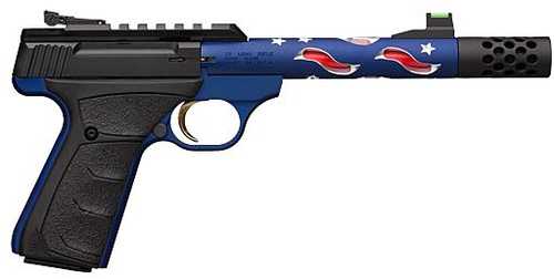 Browning Buck Mark Plus Vision Semi-Auto Pistol .22 LR 5.9" Americana Barrel 1-10Rd Mag Black Polymer Finish