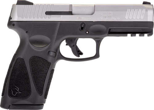 Taurus G3 Semi-Auto Pistol 9mm Luger 4" Barrel (2)-10Rd Mags 3-Dot Adjustable Sights Matte Stainless Steel Polymer Finish