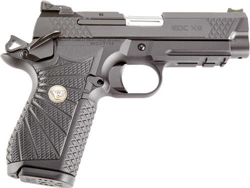 Wilson EDCX-9 Semi-Auto Pistol 9mm Luger 4" Barrel With Light Rail (2)-15Rd Mags Fiber Optic Sights Black Aluminum Finish
