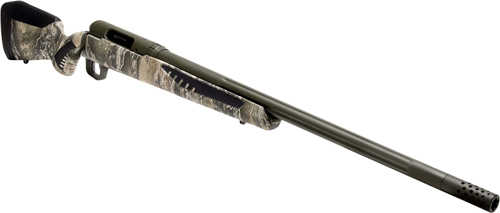 Savage 110 Timberline Bolt Action Rifle 28 Nosler 24" Barrel 2 Rd Capacity Green/Camo Synthetic Finish