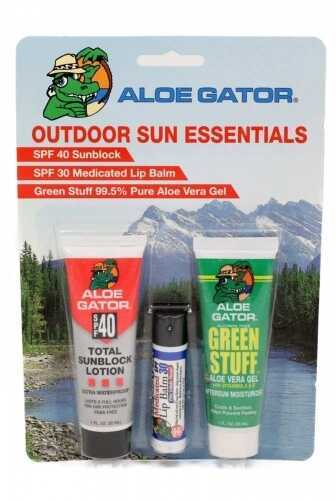 Aloe Gator Aloegator Outdoor Combo Pack Gel/Balm/Aloe 30201
