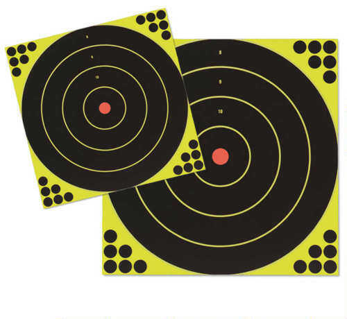 Birchwood Casey 34170 Shoot-N-C Bull's-Eye Paper 17.25" Bullseye Black/Red 100 Pack