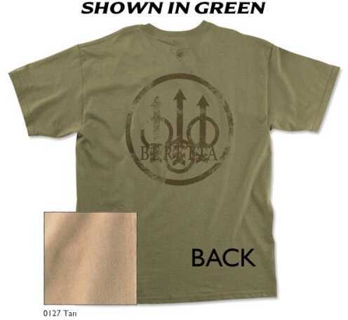 Beretta 30583 - Trident Graphic T-Shirt Tan Lg TS5270850127L