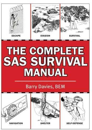 ProForce Equipment Books Complete SAS Survival Manual