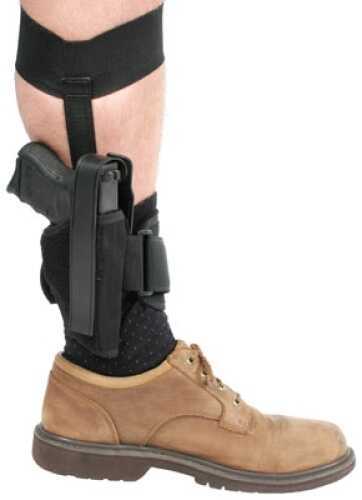 BlackHawk Products Group Nylon Ankle Holsters - Size:00 Left Handed 2" barrel small frame 5-shot revolvers 2/hammer 40AH00BK-L