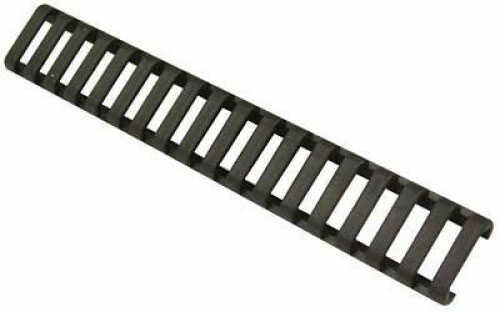 BlackHawk Products Group Low Profile Rail Cover 18sl - Fits Most Picatinny Spec Rails Slots Of Length Can Be Cut T 71RL00BK