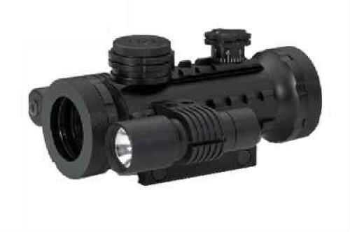 BSA Stealth Tactical Illuminated Sight With laser & flashlight - 5 MOA Red/Green/Blue Dot 1x STSRGBD30LL
