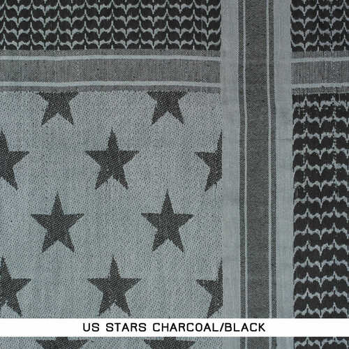 Camcon Shemagh Usa Stars Charcoal Black-img-0