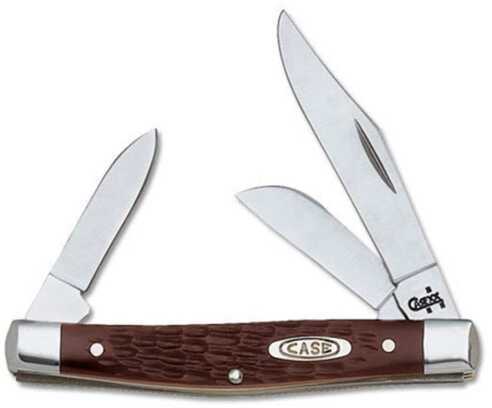Case Cutlery Stockman Medium 6344 SS Synthetic Brown 00106