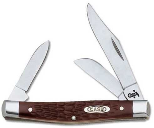 Case Cutlery MED STKMN 3BL 3.25" BROWN 106