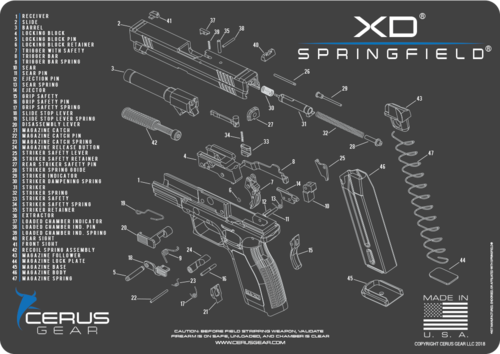 Cerus Gear Springfield Xd Schematic Grey-img-0