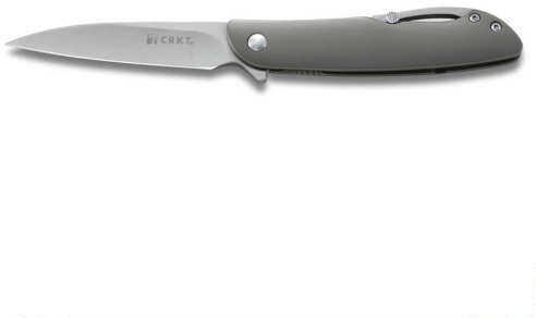 Columbia River Knife & Tool Swindle Folding 58-59/Satin Plain Modified Wharncliffe IKBS Pivot System 3.2" 2Cr13 St