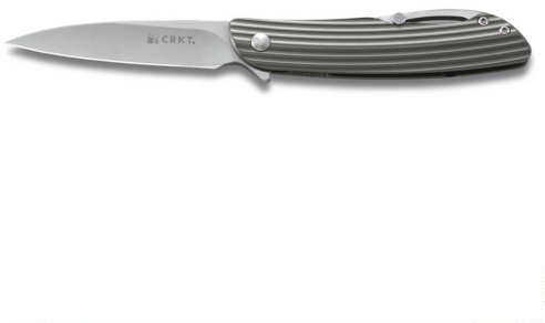 Columbia River Knife & Tool Swindle Folding 59-61/Satin Plain Modified Wharncliffe IKBS Pivot System 3.2" 2Cr13 St