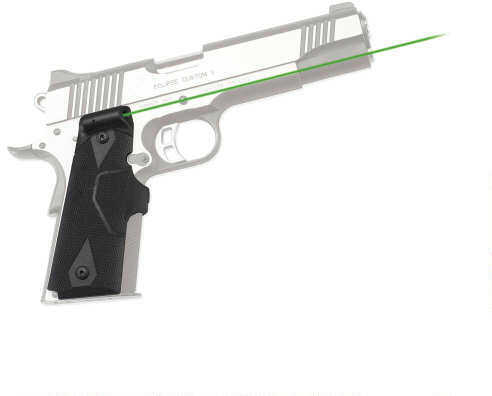 Crimson Trace Corporation Green LaserGrip 1911 Government/Commander Black Lg-401G