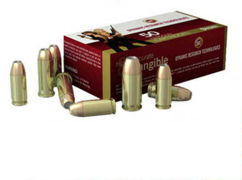Click to see larger image. 45 ACP 20 Rounds Ammunition Dynamic Research Technologies 150 Grain Hollow Point