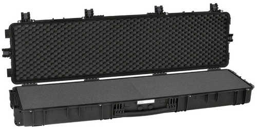 Explorer Case X-Long Waterproof Gun Case 64" Long Pre Cubed Foam Black