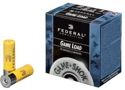 20 Gauge 2-3/4" Lead #6 7/8 oz 25 Rounds Federal Shotgun Ammunition