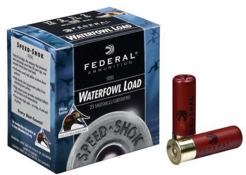 12 Gauge 25 Rounds Ammunition Federal Cartridge 3" 1 1/4 oz Steel #1