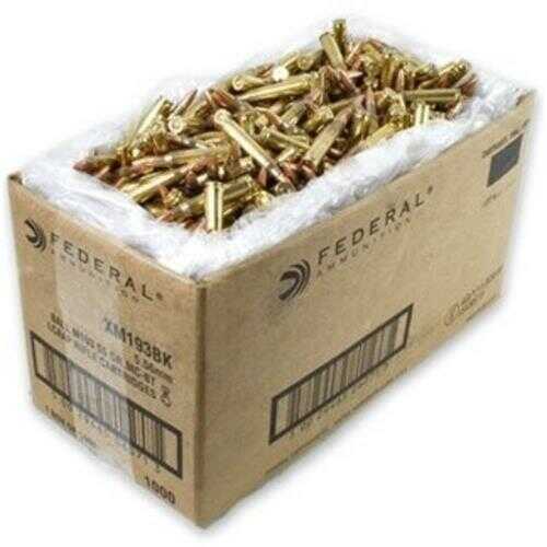 Federal Cartridge .223 Remington 55 Grains FMJ Bulk /1000 Rounds AE223BK