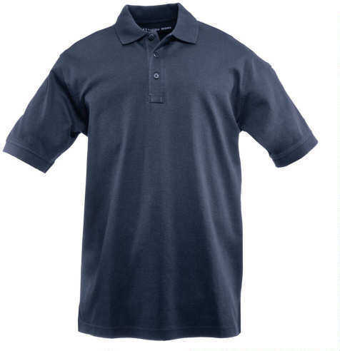 5.11 Inc 511 Tactical Tac Polo Short Sleeve Dark Navy Large Md: 71182724L