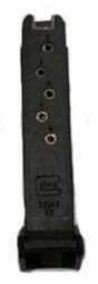 Glock G42 Factory Magazine .380 ACP 6 Rounds With Finger Rest Extension Polymer Black MF08822