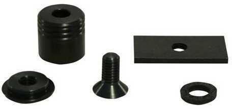 Grovtec USA Stock AR Forearm Push Button Adaptor, Black Oxide Finish