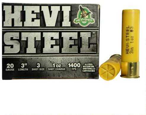 20 Ga HEVI-Steel-3 7/8 oz 3" 25 Rds-img-0