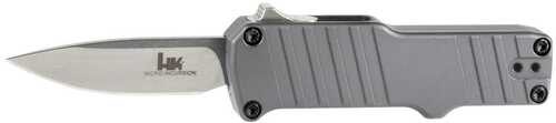 Hogue Hk Micro 1.95in Auto Clip Point Blade Gray