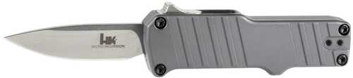 Click to see larger image. Hogue Hk Micro 1.95in Auto Clip Point Blade Gray