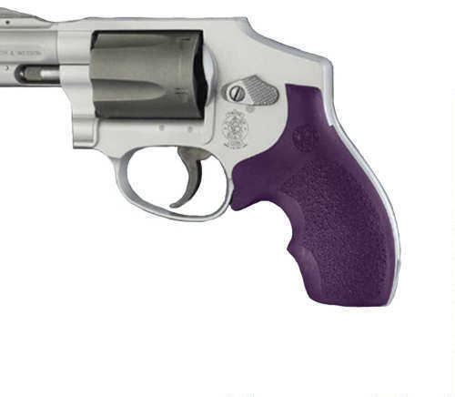 Hogue S&W J Frame Round Butt Grip Bantam, Purple Md: 61006