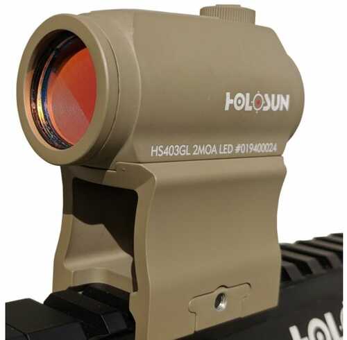 Holosun Micro Reflex Sight Green 2 Moa Fde