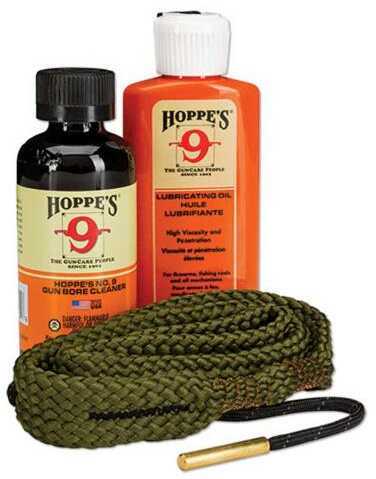 Hoppes 9mm. 38 Caliber Pistol Cleaning Kit Clam Md: 110009-img-0