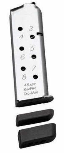 Kimber Factory Magazine 1911 KimPro Tac - .45 ACP 8 rounds Stainless Heat-treated steel 1100721A