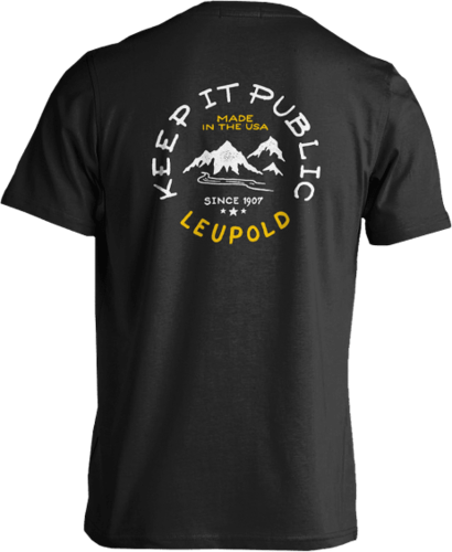 Leupold Women Keep It Public Tee Ss Cotton Black Xl