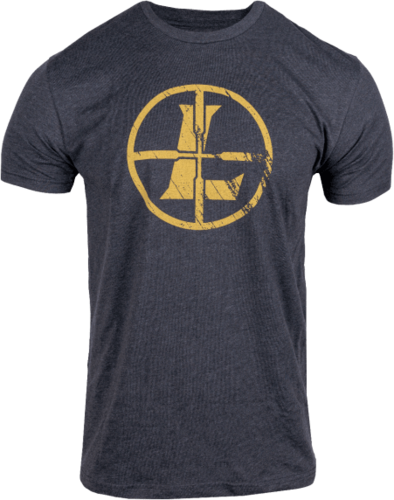 Leupold Distressed Reticle Tee Espresso Heather Large