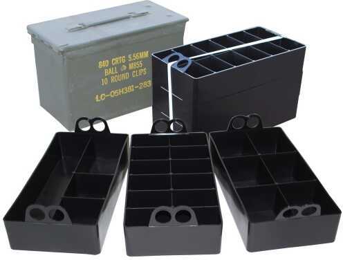 MTM Ammunition Can Organizer Insert - Sold as 3-Pack Black ACO