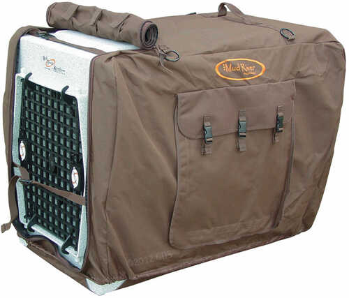 Mud River Bedford Brown Uninsulated Kennel Cover Large