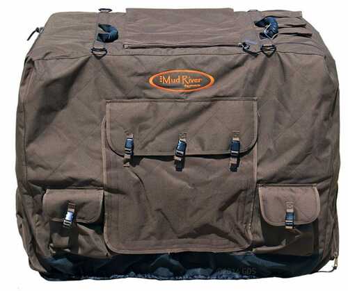 Mud River Dixie Brown Insulated Kennel Cover L-ext-img-0