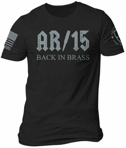 Nine Line Apparel Back In Brass Tshirt Black M