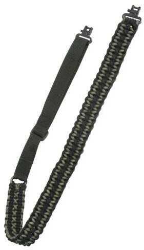 The Outdoor Connection Paracord Sling with Talon Quick Release Swivels Black