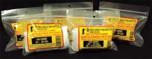 Pro-Shot Cleaning Patches .45-48 Caliber BP 100CT 105