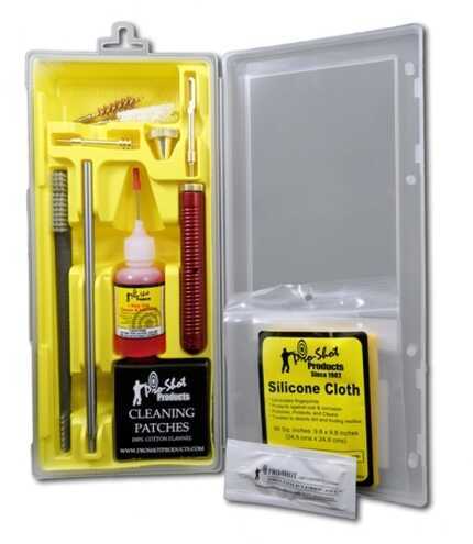 Pro-Shot Products Premium Classic Pistol <span style="font-weight:bolder; ">Cleaning</span> <span style="font-weight:bolder; ">Kit</span> For 38/357/9MM/380 Box P38/9KIT