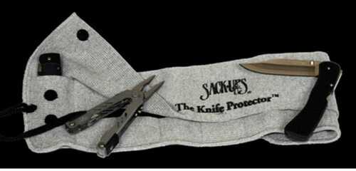 Sack-ups Protector 10 Knife Roll Folders Plain-grey