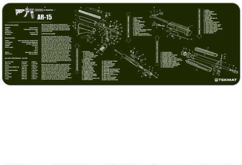 TekMat AR15 Olive Drab - 12X36In