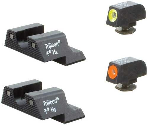 Trijicon Glock 42/43/43x Night Sight Set Green/orange