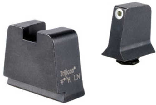 Trijicon Suppressor / Optic Height Sight Set with White Front / Metal