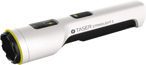 Taser Strikelight 2 Kit Stun Gun White Includes Wrist Strap And Charging Cable 100065