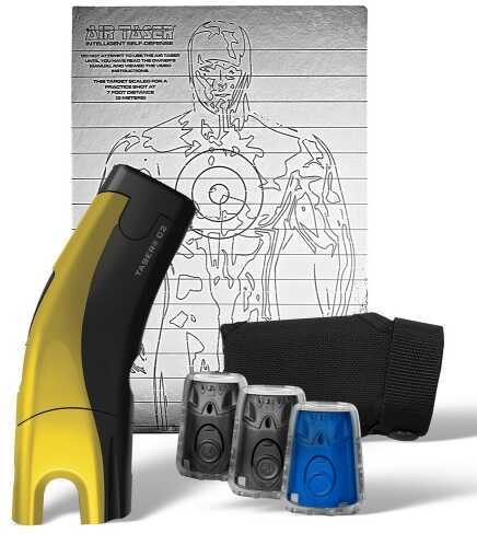 Taser Self-Defense International C2 Gold Kit 2 Live/1 Train YEL 39035